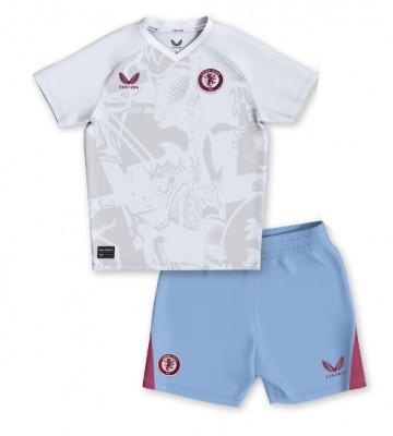 Aston Villa Replica Away Stadium Kit for Kids 2023-24 Short Sleeve (+ pants)
